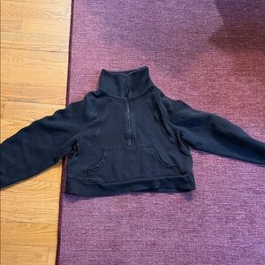 Black Lululemon half zip